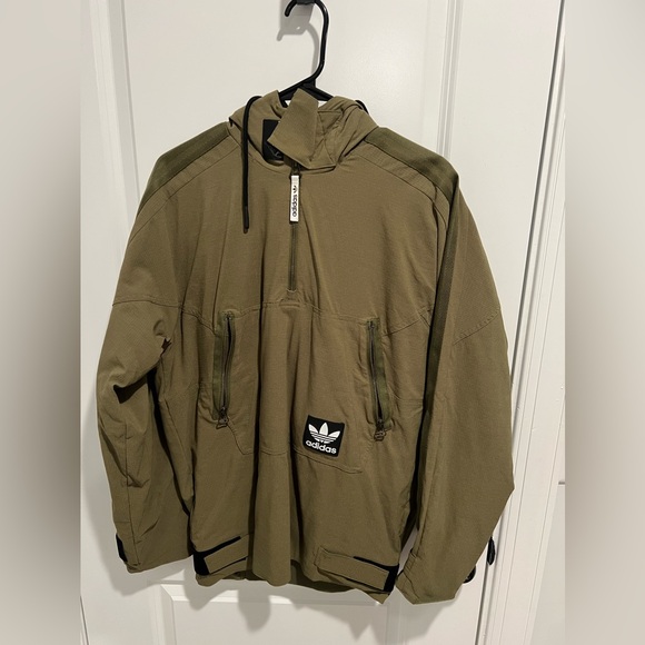 Adidas Originals Brand Pack Men’s Pull Over Hoodie Green AY9293 Size Medium - Picture 1 of 9